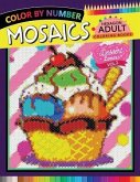 Dessert Lovers Mosaics Hexagon Coloring Books 2: Color by Number for Adults Stress Relieving Design