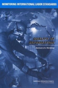 Monitoring International Labor Standards - National Research Council; Policy And Global Affairs; Division of Behavioral and Social Sciences and Education