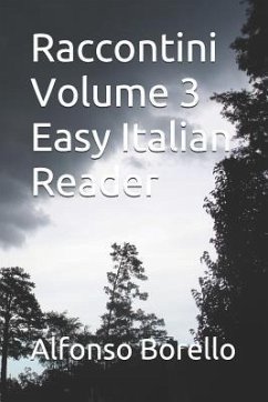 Raccontini Volume 3 Easy Italian Reader - Borello, Alfonso