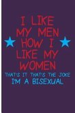 I Like My Men How I Like My Women That's It That's the Joke I'm Bisexual