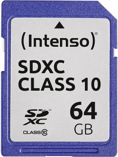 Intenso SDXC Card 64GB Class 10