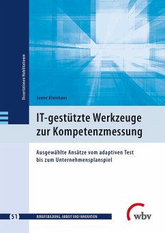 IT-gestützte Werkzeuge zur Kompetenzmessung (eBook, PDF) - Kleinhans, Janne