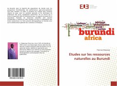 Etudes sur les ressources naturelles au Burundi - Ndayizeye, Tharcisse