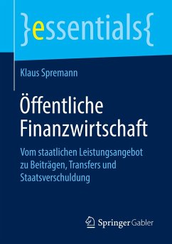 Öffentliche Finanzwirtschaft - Spremann, Klaus