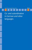 Co- and subordination in German and other languages (eBook, PDF)