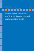 Grammatische Funktionen aus Sicht der japanischen und deutschen Germanistik (eBook, PDF)