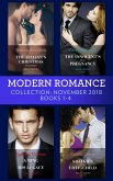 Modern Romance November Books 1-4: The Italian's Christmas Housekeeper / The Innocent's Shock Pregnancy / A Ring to Claim His Legacy / Sheikh's Secret Love-Child (eBook, ePUB)