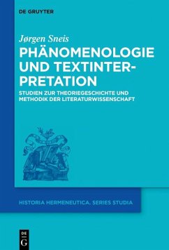 Phänomenologie und Textinterpretation (eBook, ePUB) - Sneis, Jørgen
