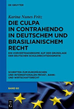 Cover Die culpa in contrahendo im deutschen und brasilianischen Recht (eBook, PDF)