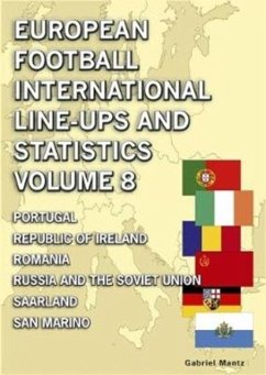 Cover European Football International Line-ups & Statistics - Volume 8