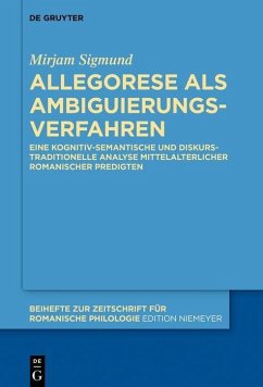 Allegorese als Ambiguierungsverfahren (eBook, PDF) - Sigmund, Mirjam