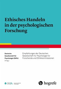 Ethisches Handeln in der psychologischen Forschung (eBook, PDF)
