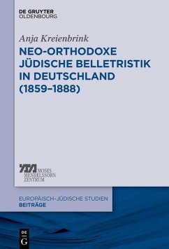 Cover Neo-orthodoxe jüdische Belletristik in Deutschland (1859-1888) (eBook, PDF)