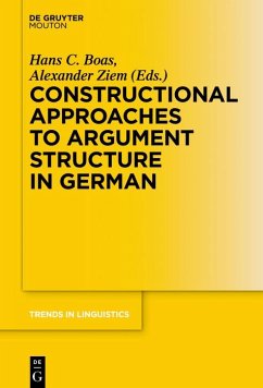 Constructional Approaches to Syntactic Structures in German (eBook, PDF)