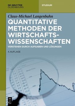 Quantitative Methoden der Wirtschaftswissenschaften (eBook, PDF) - Langenbahn, Claus-Michael