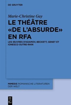 Le théâtre « de l'absurde » en RFA (eBook, PDF) - Gay, Marie-Christine