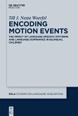 Encoding Motion Events (eBook, PDF)