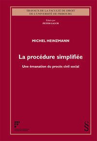 La procédure simplifiée - Heinzmann, Michel