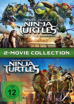 Teenage Mutant Ninja Turtles & Teenage Mutant Ninja Turtles 2 - Out of the Shadows DVD-Box - Will Arnett,Megan Fox,William Fichtner