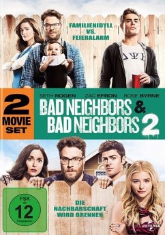 Bad Neighbors 1 & 2 - 2 Disc DVD - Seth Rogen,Zac Efron,Rose Byrne