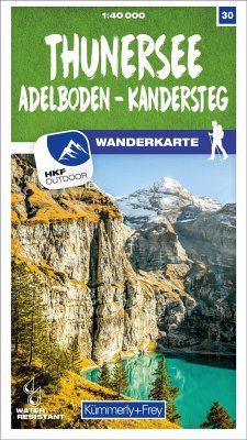 Cover Kümmerly+Frey Wanderkarte 30 Thunersee 1:40.000