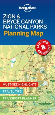 Lonely Planet Zion & Bryce Canyon National Parks Planning Map - Lonely Planet