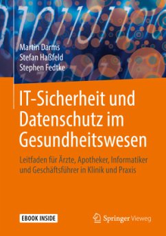 Cover IT-Sicherheit und Datenschutz im Gesundheitswesen, m. 1 Buch, m. 1 E-Book