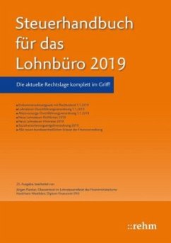 Steuerhandbuch für das Lohnbüro 2019 - Plenker, Jürgen