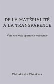 De la materialite a la transparence (eBook, ePUB)
