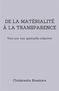 Cover De la materialite a la transparence (eBook, ePUB)
