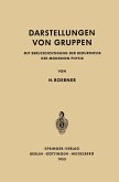 Darstellungen von Gruppen (eBook, PDF)