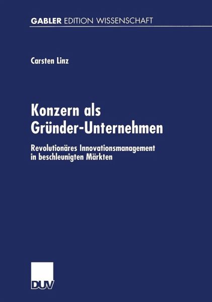 Konzern als Gründer-Unternehmen (eBook, PDF)