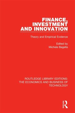 Finance, Investment and Innovation (eBook, ePUB)