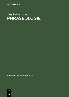 Phraseologie (eBook, PDF) - Häusermann, Jürg