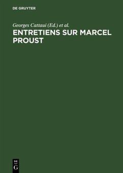 Cover Entretiens sur Marcel Proust (eBook, PDF)