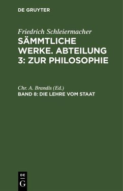 Die Lehre vom Staat (eBook, PDF)