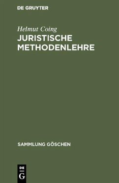 Juristische Methodenlehre (eBook, PDF) - Coing, Helmut