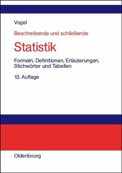 Beschreibende und schließende Statistik (eBook, PDF) - Vogel, Friedrich