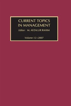 Cover Current Topics in Management (eBook, ePUB)