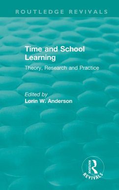 Time and School Learning (1984) (eBook, ePUB)