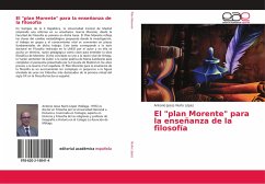 El &quote;plan Morente&quote; para la enseñanza de la filosofía