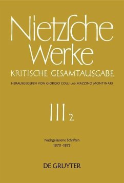 Nachgelassene Schriften 1870 - 1873 (eBook, PDF) - Nietzsche, Friedrich