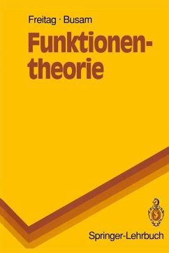 Funktionentheorie (eBook, PDF) - Freitag, Eberhard; Busam, Rolf