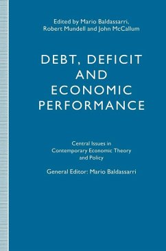 Debt Deficit And Economic Performance (eBook, PDF) - Mundell, Robert; Baldassarri, Mario; Loparo, Kenneth A.; Loparo, Kenneth A.