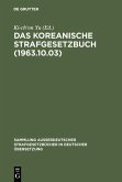 Das koreanische Strafgesetzbuch (1963.10.03) (eBook, PDF)