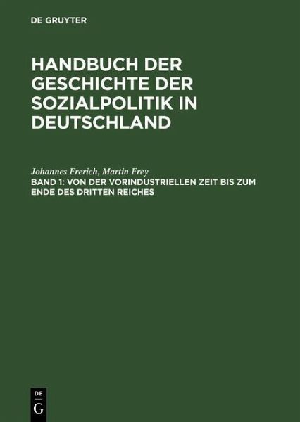 Von der vorindustriellen Zeit bis zum Ende des Dritten Reiches (eBook, PDF) Von der vorindustriellen Zeit bis zum Ende des Dritten Reiches (eBook, PDF)