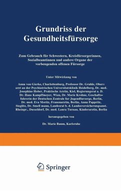 Cover Grundriss der Gesundheitsfürsorge (eBook, PDF)