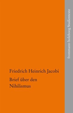 Brief über den Nihilismus (eBook, PDF) - Jacobi, Friedrich Heinrich