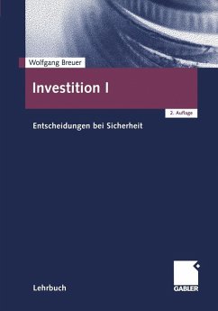 Investition I (eBook, PDF) - Breuer, Wolfgang