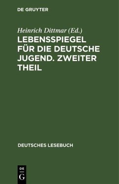Cover Lebensspiegel für die deutsche Jugend. Zweiter Theil (eBook, PDF)